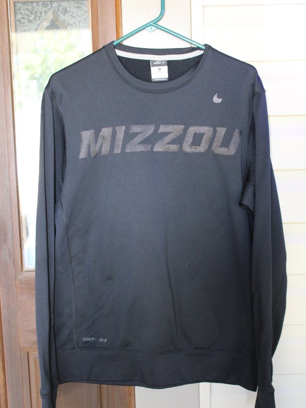 MIZZOU NIKE SWEATSHIRT BLACK SIZE SMALL